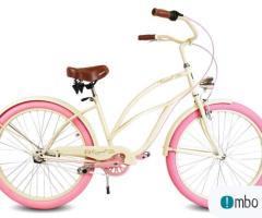 Rower damski miejski 26 28 beach Cruiser LILY NOWY RoyalBi