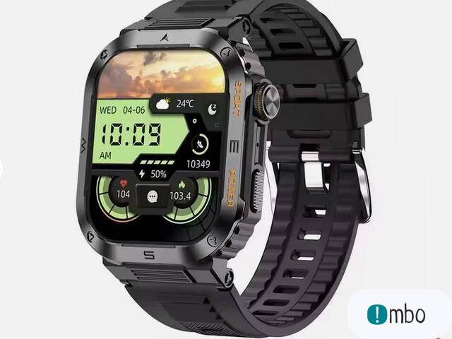 NOWY- Zegarek sportowy SmartWatch dla mężczyzn Wodoodporny MT39 - 1